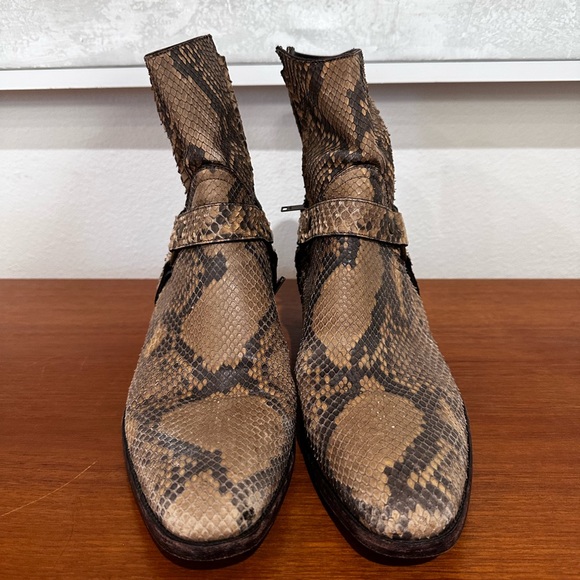 Saint Laurent Men’s Python Boots - Picture 2 of 7